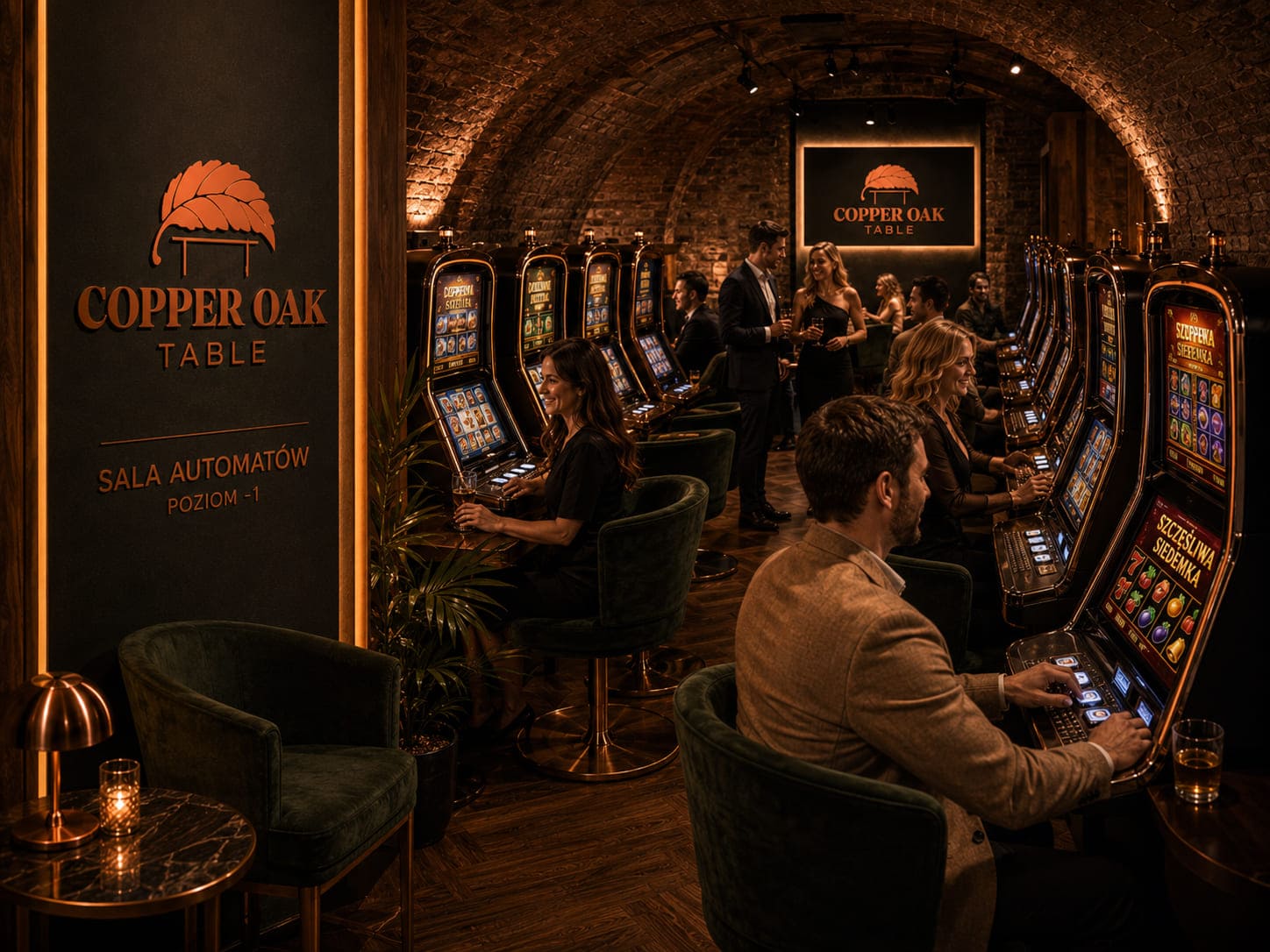 Sala automatów - strefa Kasyno 18+